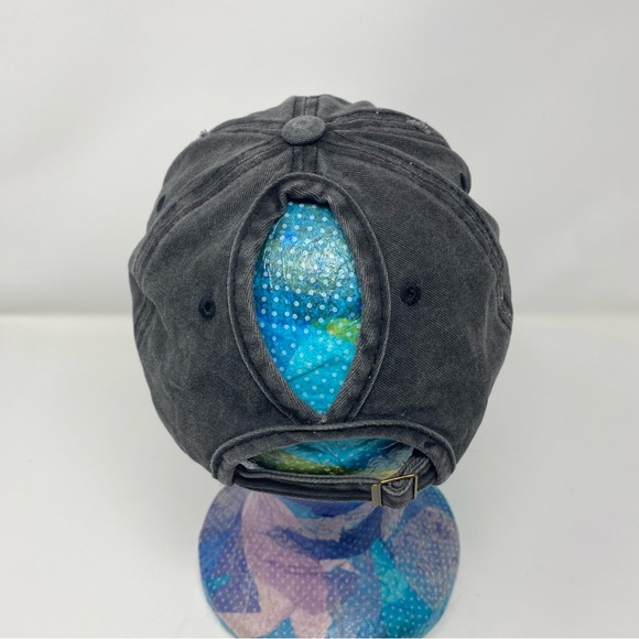 Serape Peace Sign Distressed Baseball Hat ☮️ - Picture 8 of 14